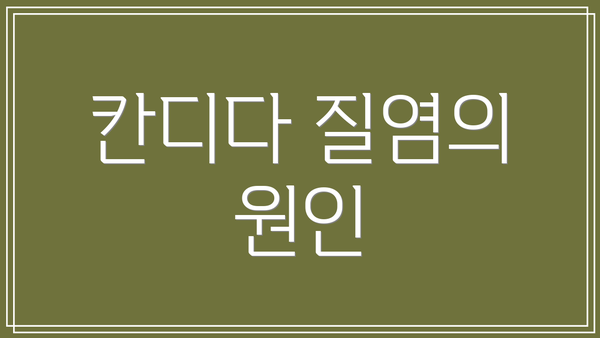 칸디다 질염의 원인