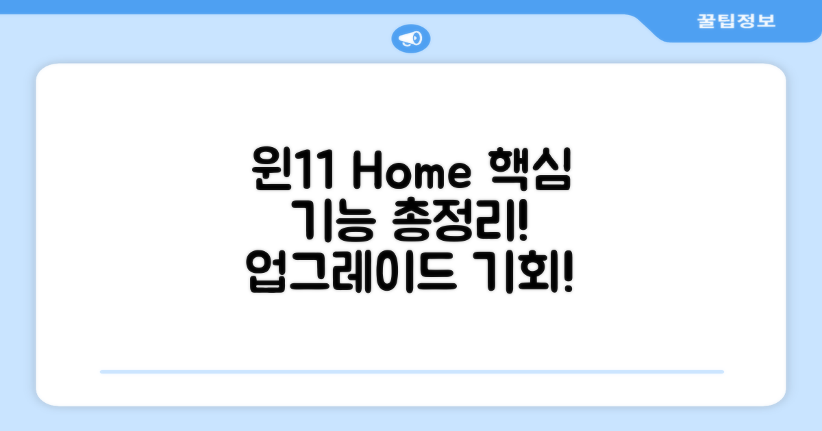 WIN11 Home 포함 장점