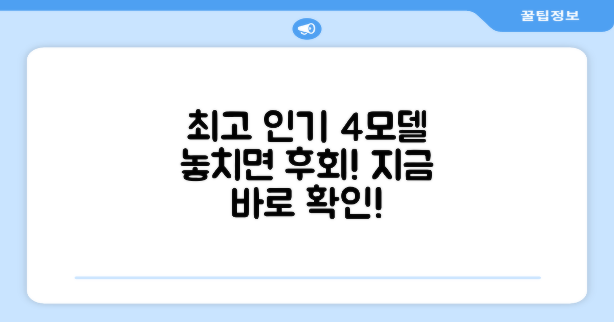 4가지 인기 모델