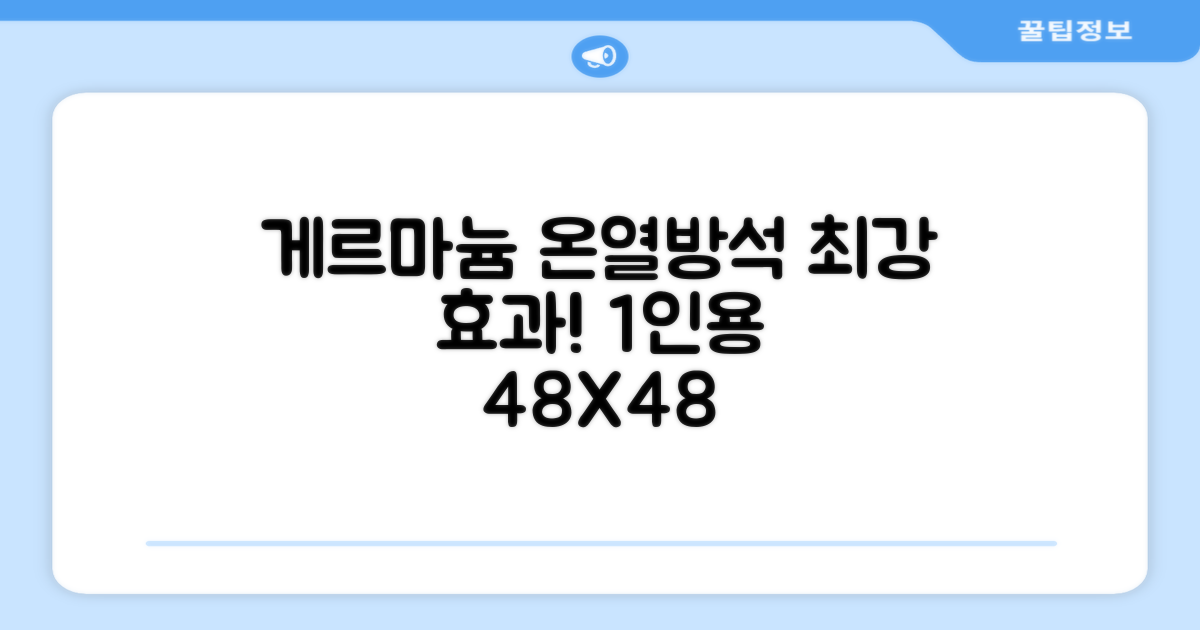 한일메디칼 GERMANIUM 게르마늄 온열 건강방석, 1인용 48X48mm, 1개 추천 리뷰