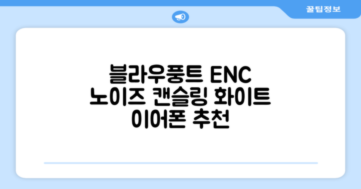 블라우풍트 ENC 노이즈 캔슬링 블루투스 이어폰, BLP-BE331W, 화이트 추천 리뷰