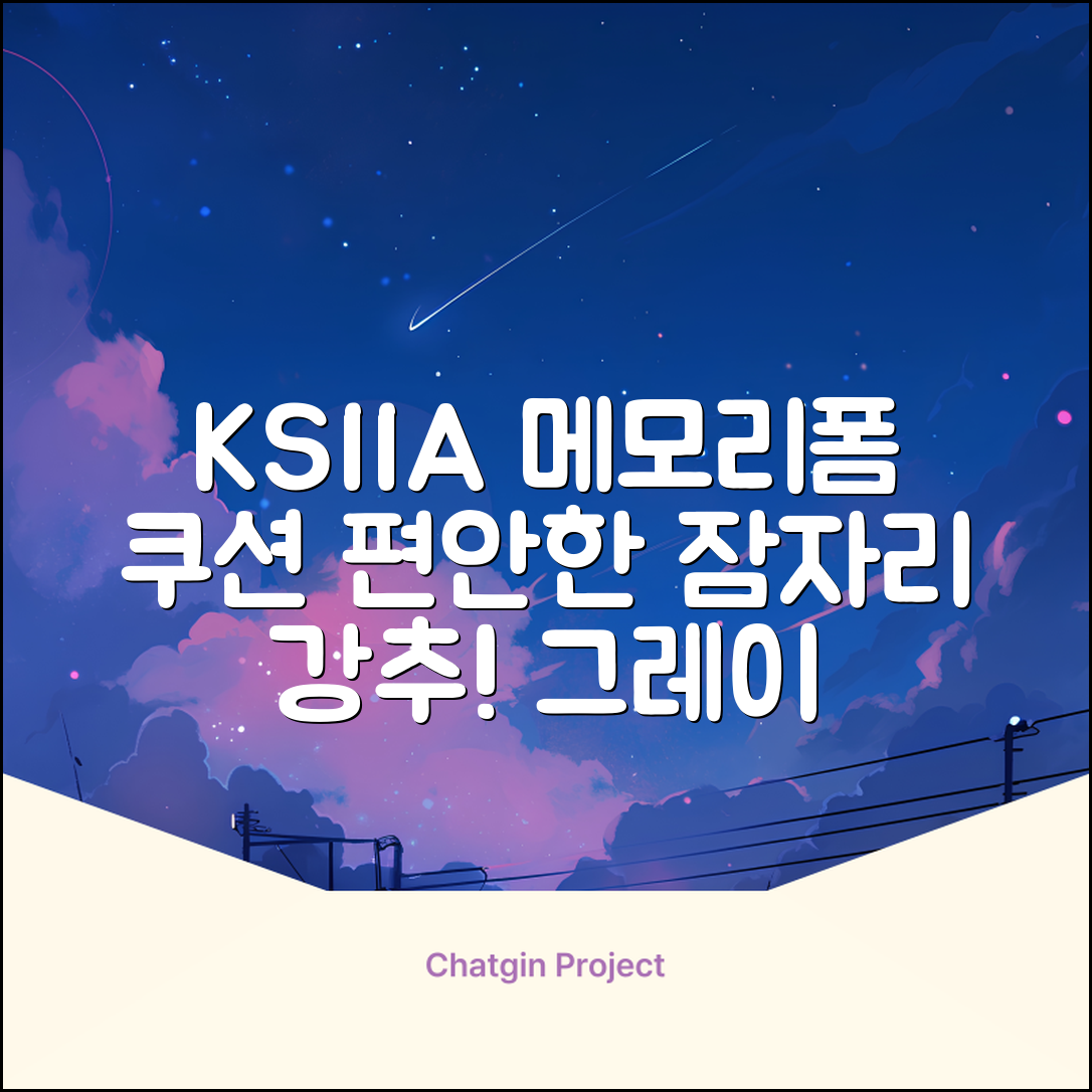 KSIIA 탈착식 반려동물 메모리폼 쿠션 그레이, 1개, grey 추천 리뷰