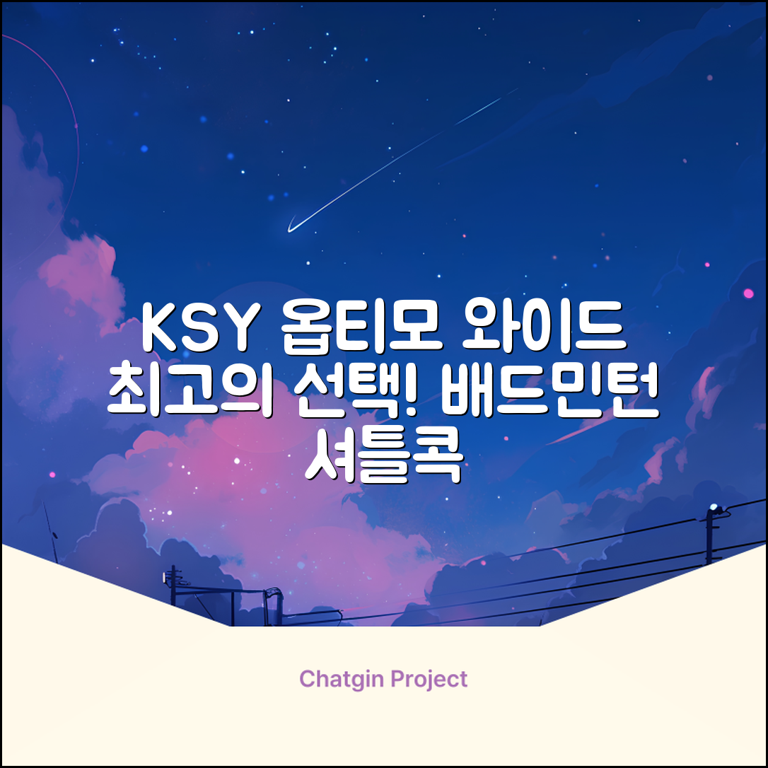 ksy 옵티모 와이드 배드민턴 셔틀콕, 화이트, 12개입, 1개 추천 리뷰