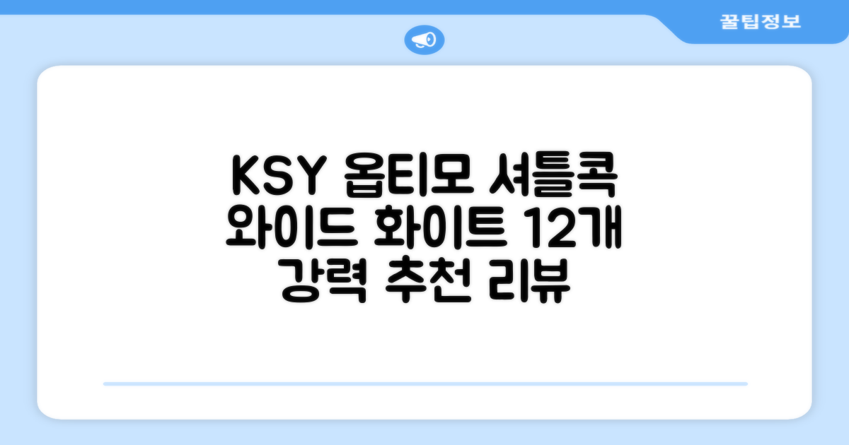 ksy 옵티모 와이드 배드민턴 셔틀콕, 화이트, 12개입, 1개 추천 리뷰
