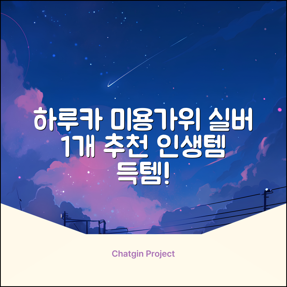 하루카 미용가위 세트, 실버, 1개 추천 리뷰