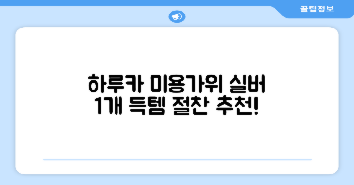 하루카 미용가위 세트, 실버, 1개 추천 리뷰