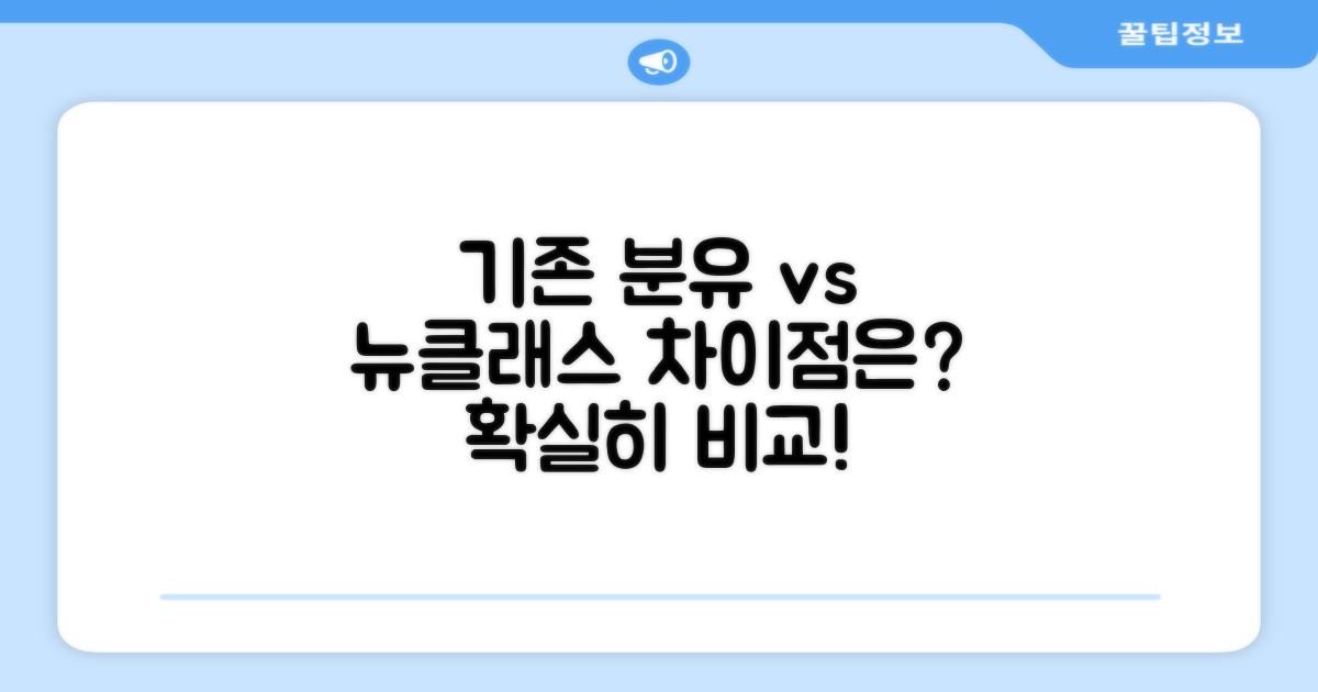 기존 분유 vs 뉴클래스