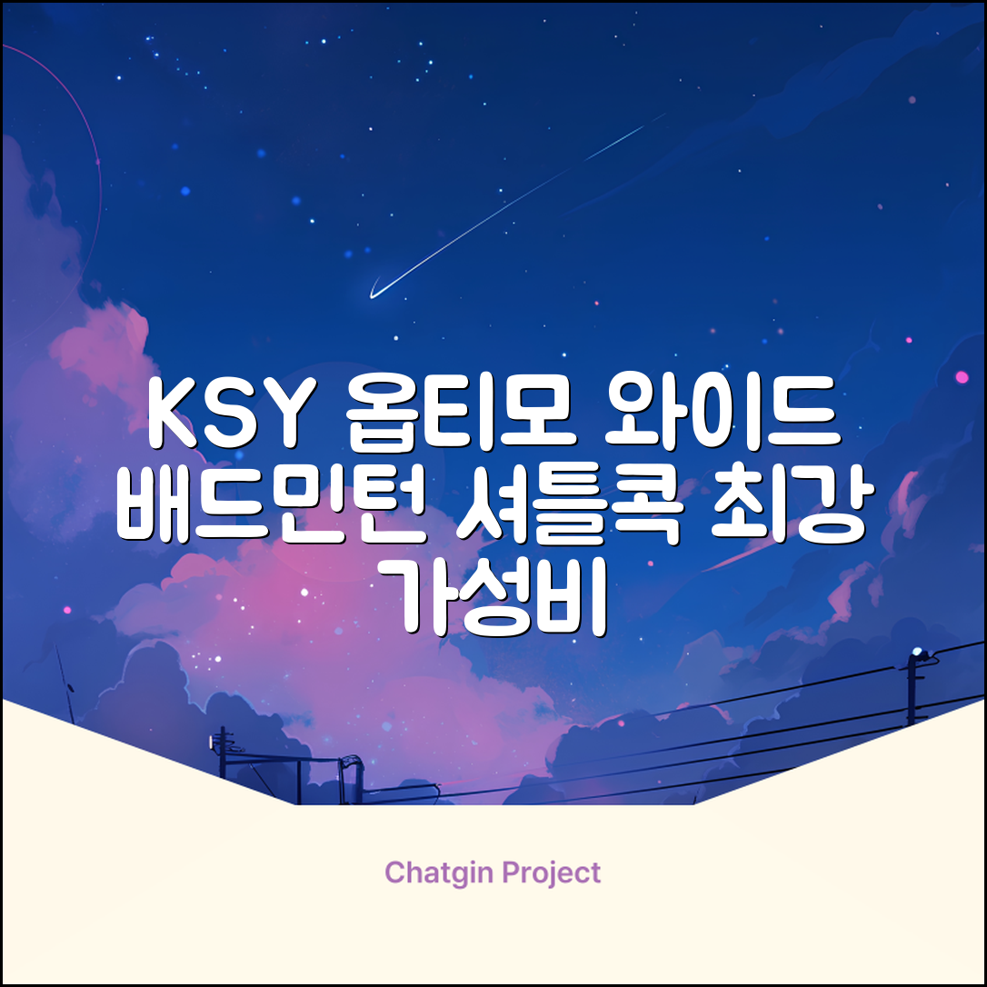 ksy 옵티모 와이드 배드민턴 셔틀콕, 화이트, 12개입, 1개 추천 리뷰
