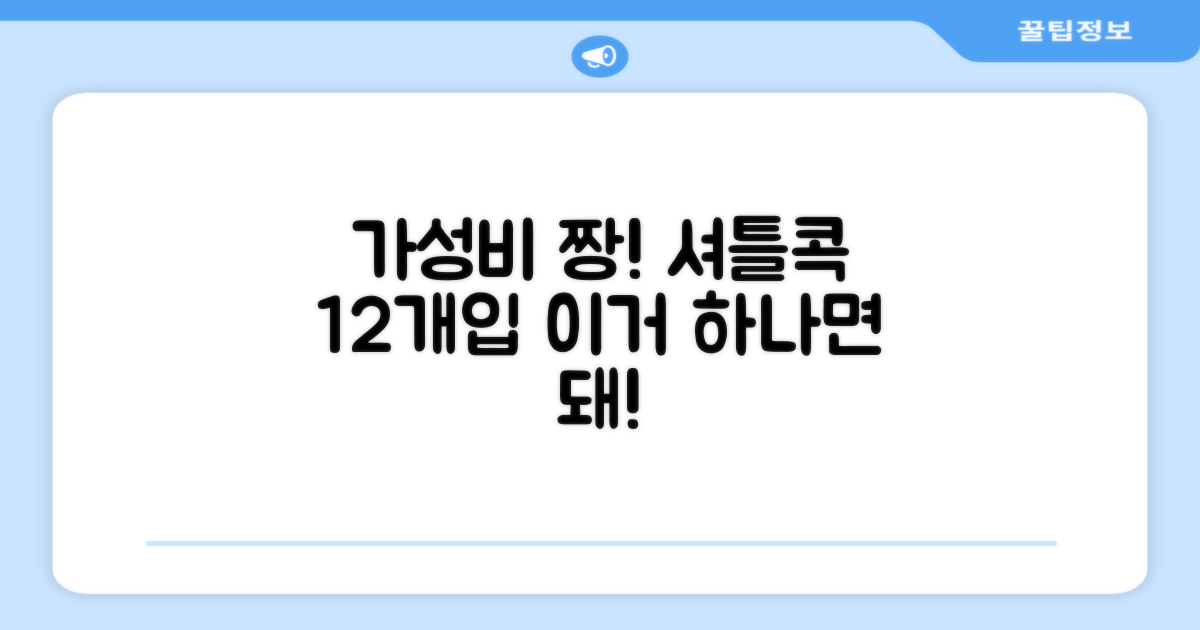 12개입 셔틀콕 가성비