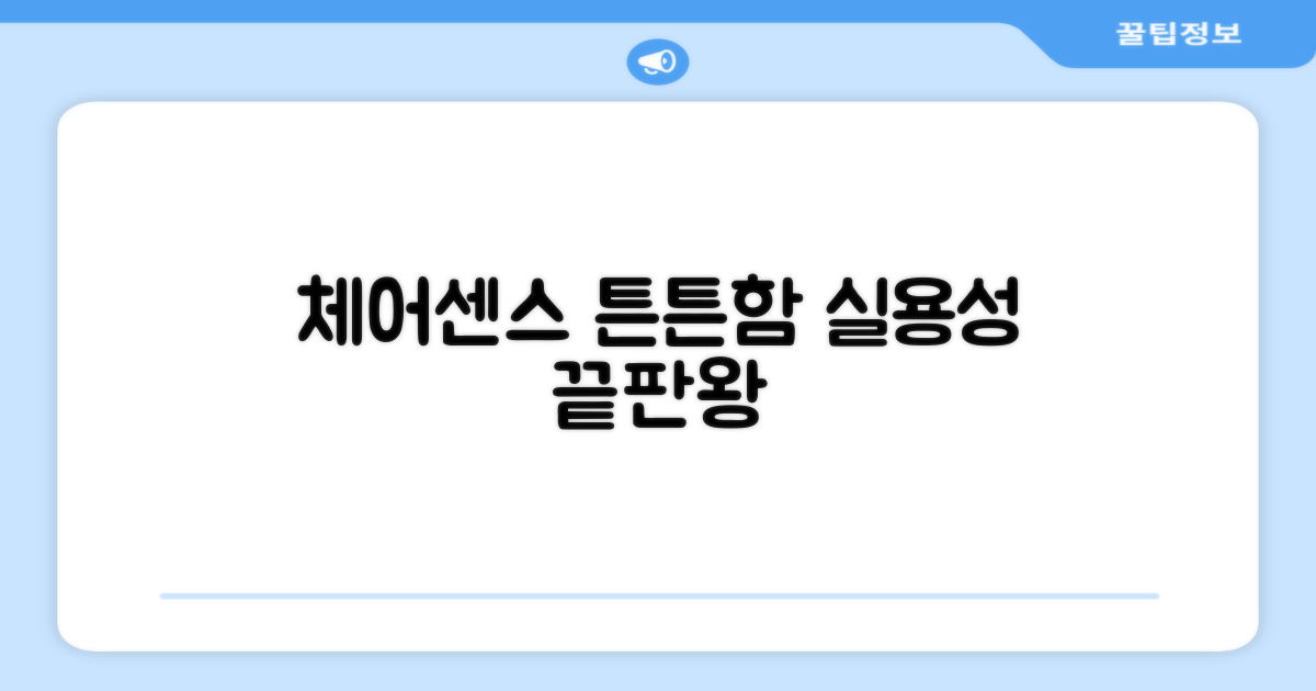 체어센스, 내구성과 실용성