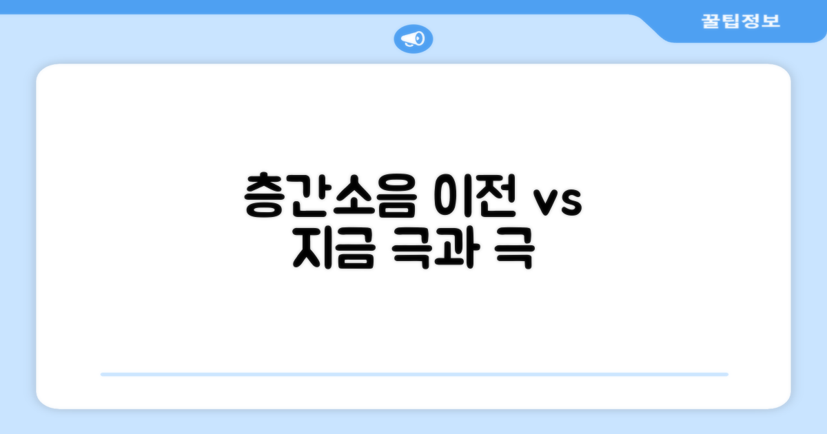 층간소음, 이전과 현재