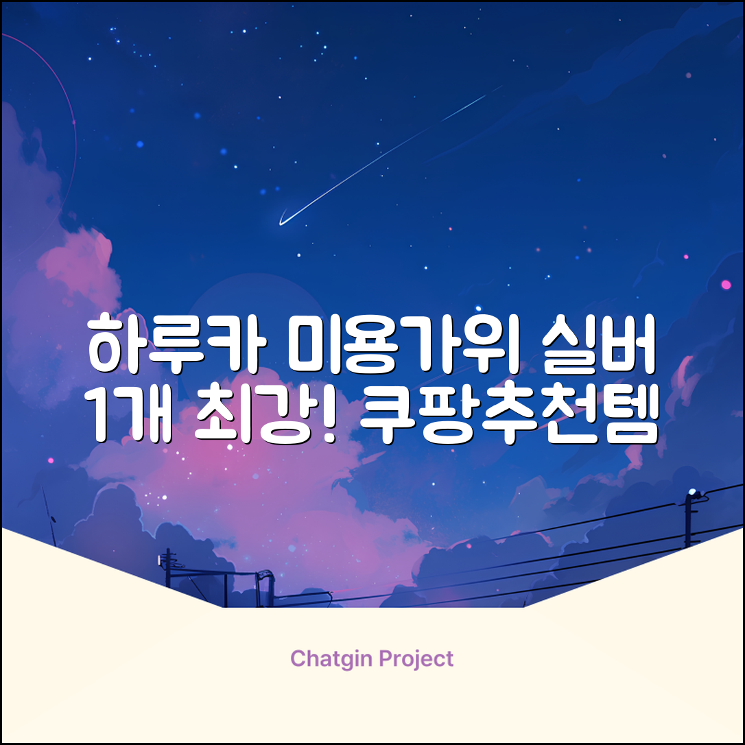 하루카 미용가위 세트, 실버, 1개 추천 리뷰