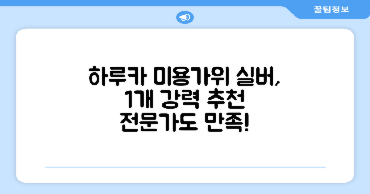 하루카 미용가위 세트, 실버, 1개 추천 리뷰