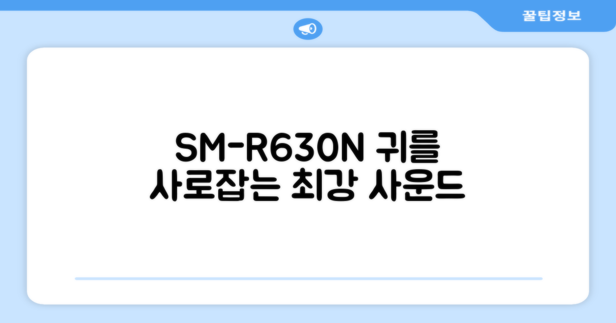 SM-R630N, 당신의 귀를 사로잡을 거예요.