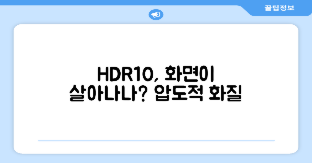 HDR10, 화면이 더 살아날까?