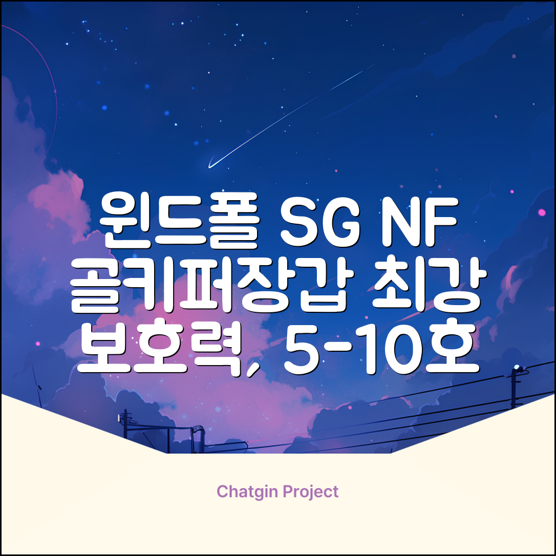 윈드폴스포츠 SG NF 축구 골키퍼장갑 5호-10호, 윈드폴스포츠 SG NF 골키퍼장갑 화이트 블랙, 1개 추천 리뷰