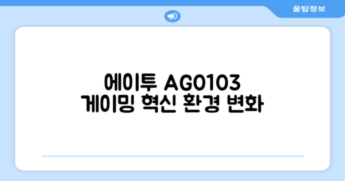 에이투 AG0103, 게이밍 환경 변화