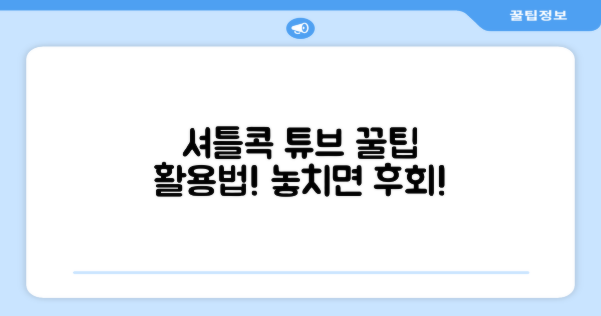 셔틀콕 튜브 케이스 활용법