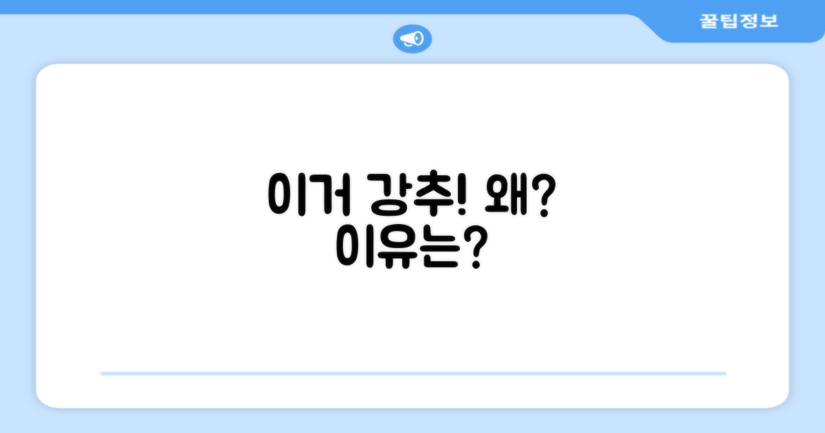 추천할 만한 이유는?