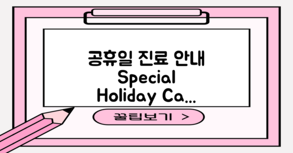 공휴일 특별 진료 정보