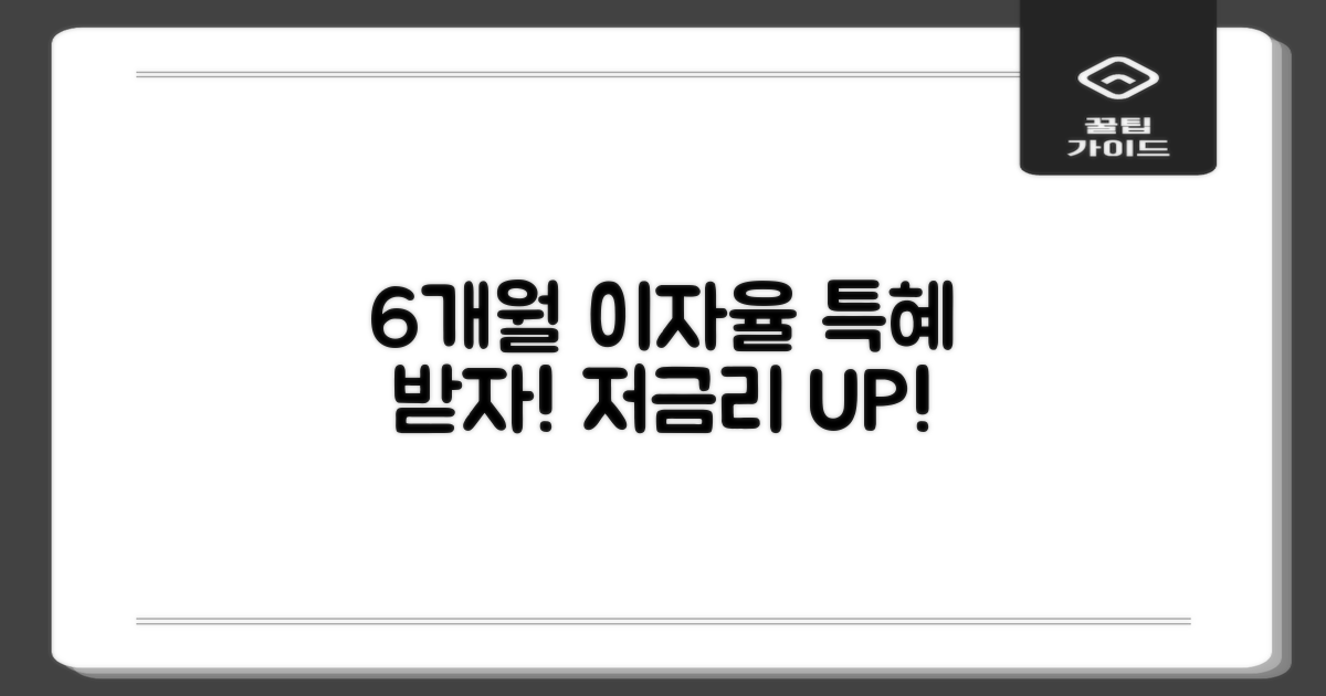 6개월 이자율 혜택