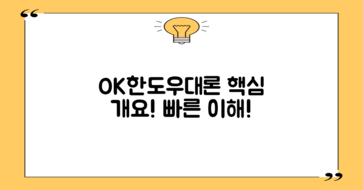 OK한도우대론 개요