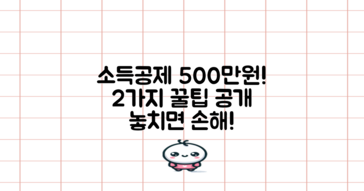 소득공제 500만원, 2가지 방법