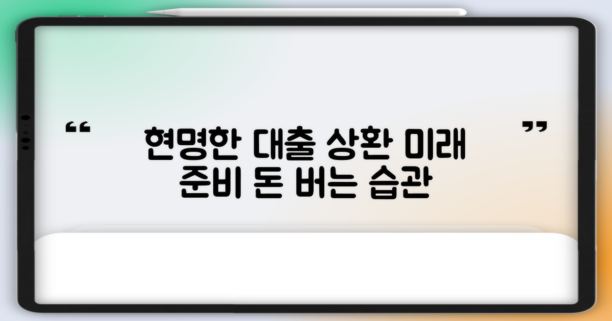 현명한 대출 상환, 미래 준비